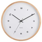 Karlsson 5938WH design falióra 41 cm, fehér