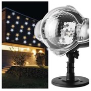 LED Karácsonyi kültéri projektor LED/4W/230V IP44 meleg/hideg fehér