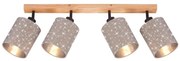 Briloner Briloner 2078-041 - Spotlámpa SPOTLIGHT 4xE27/25W/230V bézs BL1718