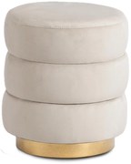 Elegáns puff Aura, bézs