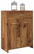 antik fa színű szerelt fa mosdószekrény 60 x 33 x 80 cm