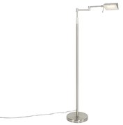 Design állólámpa acélból, LED-del és érintőképernyős dimmerrel - Notia