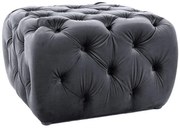 Sophia Velvet puff fekete