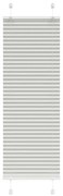 pliszírozott redőny világosszürke 40x100 cm szövetszélesség
