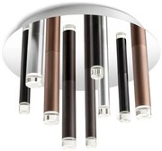 Redo 01-2042 - LED Mennyezeti lámpa MADISON 9xLED/4W/230V fényezett króm/fekete/réz