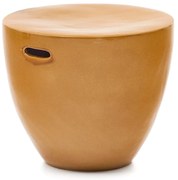 Kerámia kerek kerti tárolóasztal ø 46 cm Mesquida – Kave Home