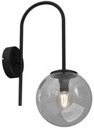Luminex Fali lámpa CAMBRIDGE 1xE14/60W/230V fekete LU3695