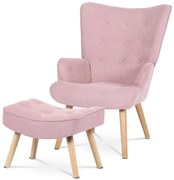 Fotel, Rózsaszín Szövet. AK-302 PINK2