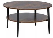 Ella A dohányzóasztal barna/fekete