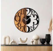 Fali óra 56 cm átmérő, 1xAA, fa/fém kivitel