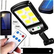 Napelemes lámpa Mozgásérzékelővel És Éjszakai 6COB Led Erős napelemes érzékelővel