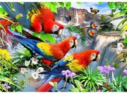 Papagáj sziget fa puzzle