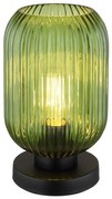 Globo 15469TG - Asztali lámpa NORMY 1xE27/40W/230V zöld