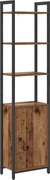 vidaXL Könyvespolc Öreg fa 40 x 24 x 161 cm Faanyag