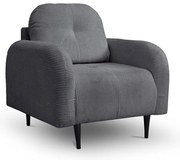 CLOUDY kárpitozott fotel, szürke