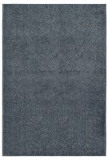 antracitszürke rövid szálú szőnyeg 160 x 230 cm