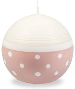 Sweetness fehér-rózsaszín gyertya, égési idő 22 óra - Unipar