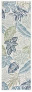 Zöld-kék kültéri-beltéri szőnyeg 80x230 cm Bella Leaf – Flair Rugs