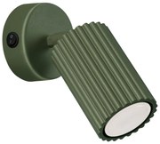 Sollux Sollux SL.1617 - Fali spotlámpa KARBON 1xGU10/10W/230V zöld SLX1296