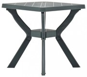 zöld műanyag bisztróasztal 70 x 70 x 72 cm