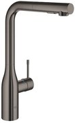 Mosogató csaptelep GROHE Essence New kihúzható zuhannyal Hard Graphite 30270A00