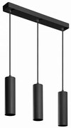 Lámpa Mennyezeti lámpatest TRESOS II, 3xGU10, aluminum, IP20, max. 3x20W, fekete