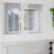 Függönyök függönyökkel 2 pcs Sötétszürke Poliészter