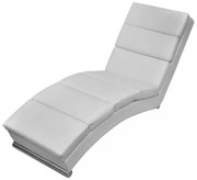 fehér műbőr fekvőszék