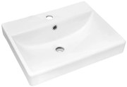 COMAD COMAD UN-RITA-GW-60 - Pultos mosdókagyló RITA 60x40 cm kerámia/fényes fehér CM0036