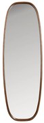 Fali tükör tömörfa kerettel 40x120 cm Nyko – White Label