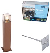 Kültéri lámpa 50 cm rozsdabarna talp és kábelcsatlakozóval - Denmark