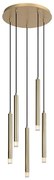 Rabalux 72361 - Csillár zsinóron RAMIRA 5xG9/5W/230V arany