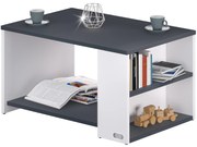 Deuba Santa Cruz dohányzóasztal 90x59x47 cm - fehér/antracit