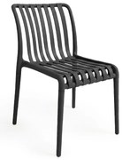 Műanyag szék TREGO, antracit színű