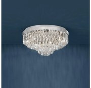 Eglo 39491 - Mennyezeti lámpa VALPARAISO 11xE14/40W/230V fényezett króm