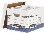 Archiválókonténer, karton, standard, BANKERS BOX&amp;reg; SYSTEM by FELLOWES&amp;reg;, kék (IFW00261)
