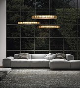 ITALAMP 2391-70 AURA Kristály Függesztett Lámpa LED IP20