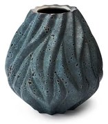 Flame szürke porcelán váza, magasság 15 cm - Morsø