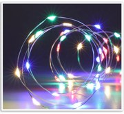 Silver lights fényhuzal időzítővel 100 LED, színes, 495 cm