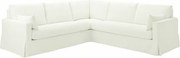 Ikea Hyltarp Sarokkanapé huzat, 4 személyes, Hallarp fehér