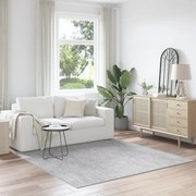 Csúszásgátló Shaggy Szőnyeg Szürke 200 x 200 cm PP