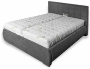 Aria kárpitozott ágy + rácsos rács + matrac EMI