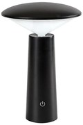 Rabalux 77147-LED Dimmelhető újratölthető érintőképernyős asztali lámpa POLPERRO LED/3W/3,7V 1200mAh fekete