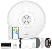 Sencor- 2 az 1-ben robotporszívó és felmosó 50W/5000 mAh Wi-Fi fehér + távirányító
