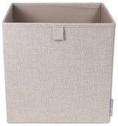 Cube bézs tárolódoboz - Bigso Box of Sweden