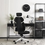 Irodai Forgószék Fekete/Fehér Színben. DUNCAN