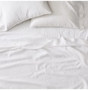 EMI Fehér lenvászon lepedő, Fix lepedő 140x240