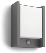 Philips 16461/93/16 - LED Kültéri lámpa érzékelővel ARBOUR LED/6W IP44