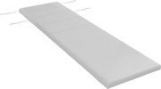 Outsunny Napernyő párna 196x63x6 cm Vászon napernyő matrac vízálló anyagú ülő- és háttámlap párnával Kert, Terasz, Erkély Világosszürke | Aosom