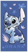 Disney Lilo és Stitch, A csillagkutya Ohana fürdőlepedő, strand törölköző 70x140cm (Fast Dry)
